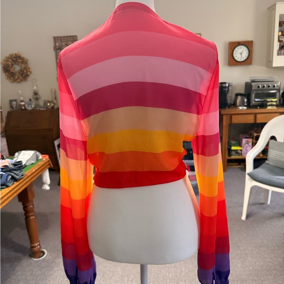 Stoned Immaculate Technicolor Dream Wrap Top - Picture 6 of 6